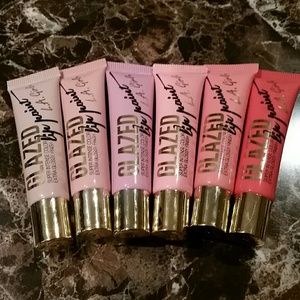 Set of 6 L.A Girl Glazed lip paint