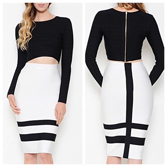 Dresses & Skirts - Bandage 2 piece set