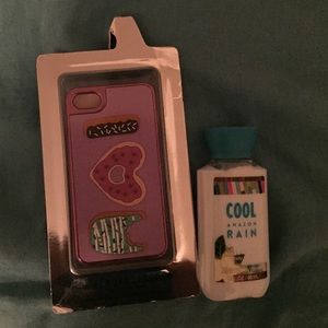 b&b works travel size lotion and Aero phone case