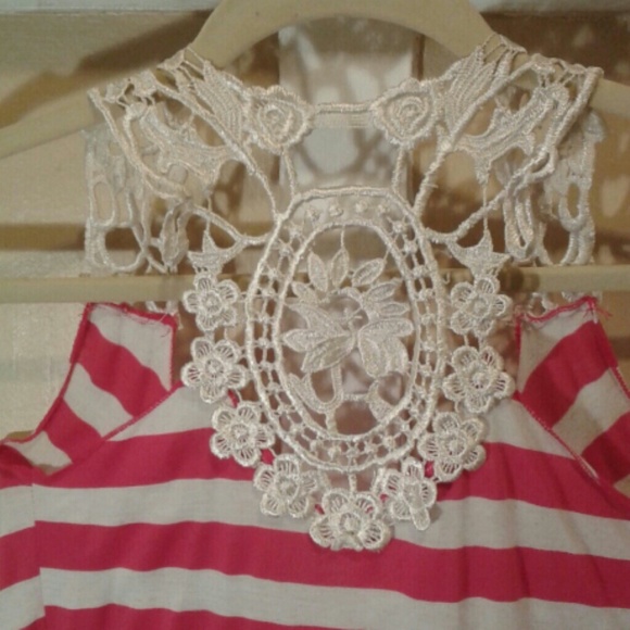 Hot Pink/White Vest - Picture 3 of 3