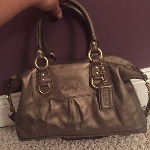 Coach leather handbag