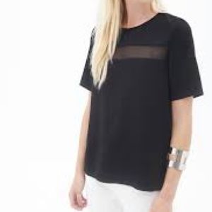 Mesh Chiffon Shirt