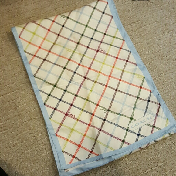 Silk coach scarf