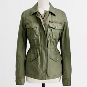 Army Green Fitted Utility Jacket