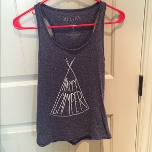 Happy camper tank top