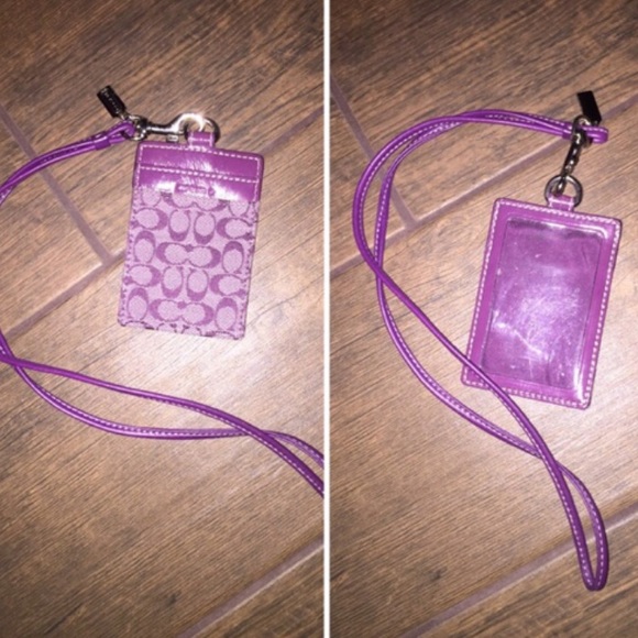 Coach lanyard