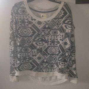 Billabong tribal sweatshirt