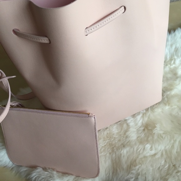 Mansur Gavriel pink large bucket bag calf coated - Picture 4 of 4