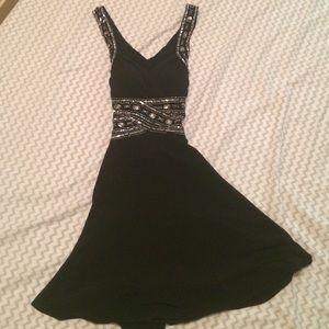 Black formal dress