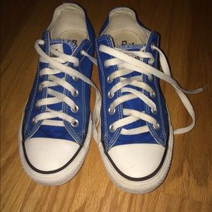 Snorkle Blue converse women's size 8