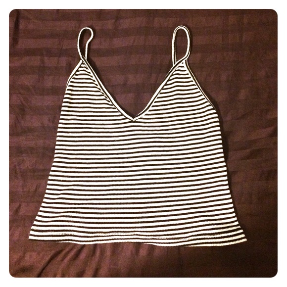 Striped Crop Top from Brandy Melville