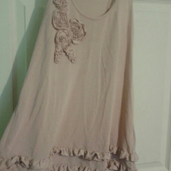 Tan Rose racerback top