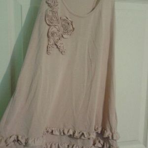 Tan Rose racerback top