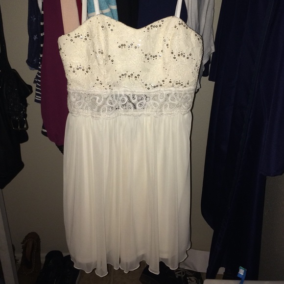 White dress with a little sparkle