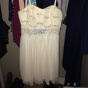 White dress with a little sparkle