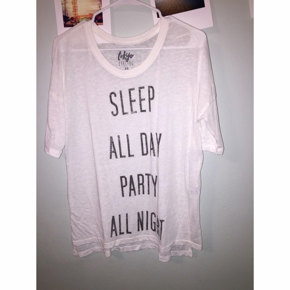 sleep all day party all night shirt