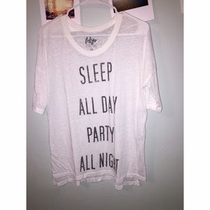 sleep all day party all night shirt