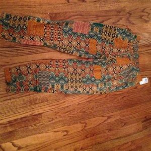 Long wove/printed pants