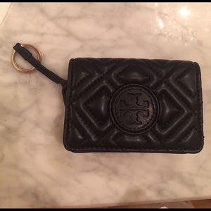 Tory burch coin purse w/ key ring