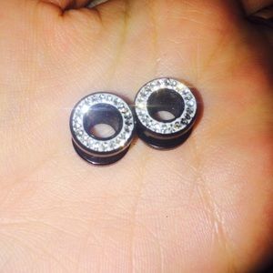 0G bedazzled gauges