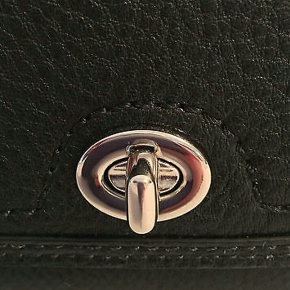 Park Leather Turn Lock Slim Envelope Wallet - Picture 4 of 4