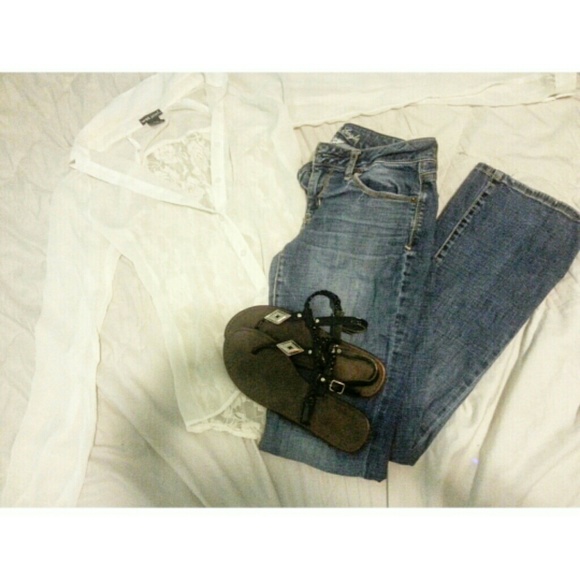 American eagle skinny kick jeans