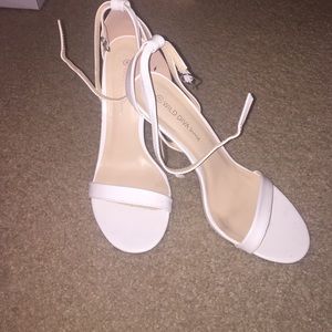 Solid White Heels