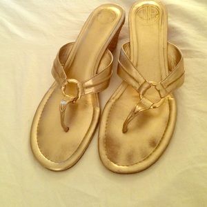 Lilly Pulitzer Mckim Wedge sandal- Sz 9