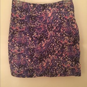 Funky patterned mini skirt