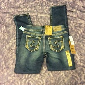 NWT silver jeans Suki skinny jeans 29x31