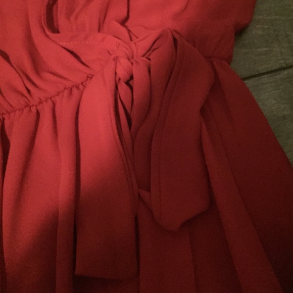 🚫SOLD🚫 1920's Flapper Style • Fringe Dress, Red - Picture 3 of 3