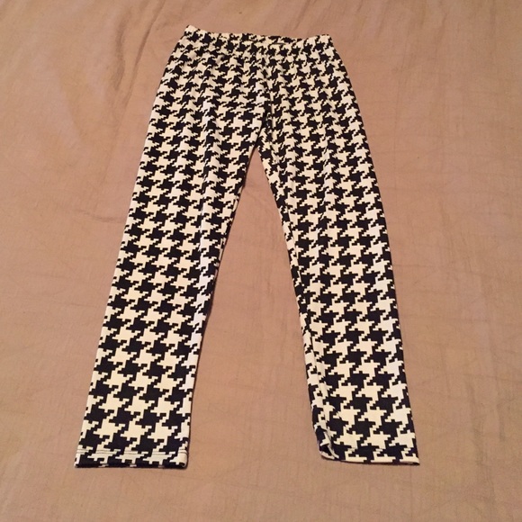 LA CLASS Houndstooth Leggings - Picture 1 of 3