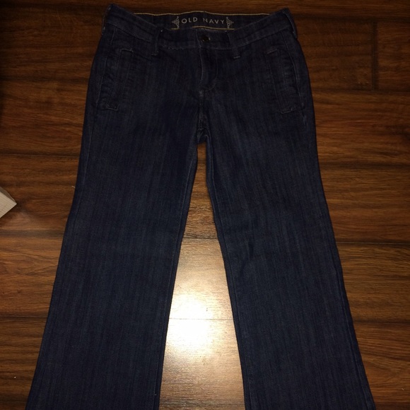 Old Navy dark denim trousers size 2R