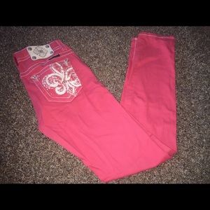 MISS ME coral jeans