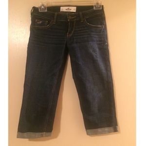 Hollister denim capris