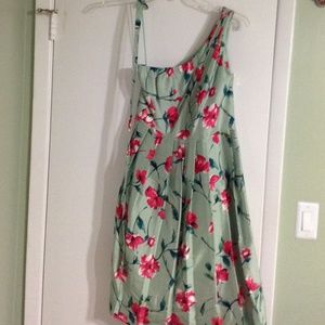 One strap spring dress
