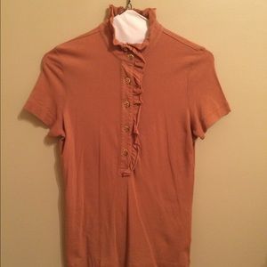 Tory Burch- burnt orange polo
