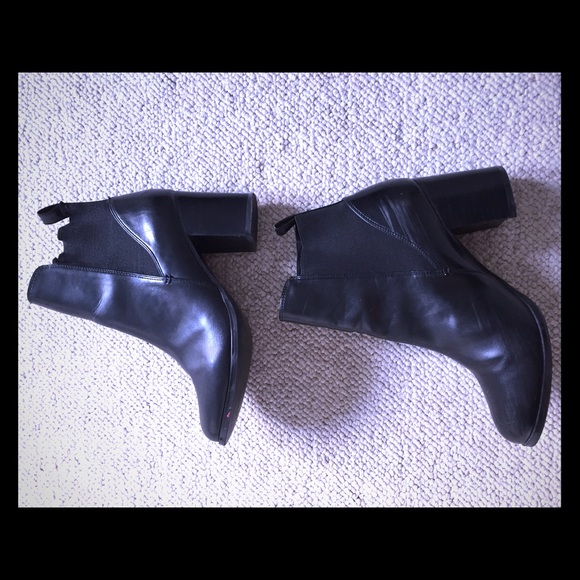 Leather Heeled Booties