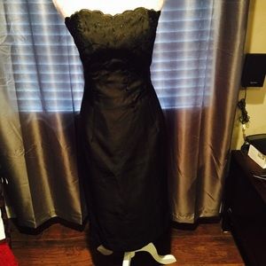 Strapless dress, J Peterman dress
