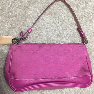 Pink coach bag