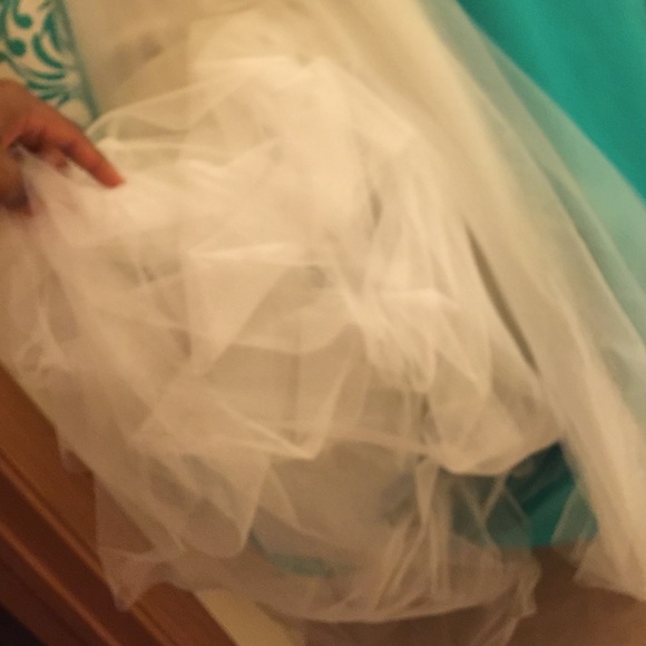 White Alyce prom dress - Picture 3 of 3