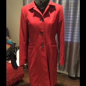 Brick red coat, Banana Republic