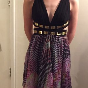 Backless flowey Dress