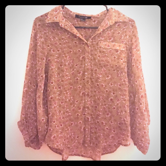 Floral Button Up - Picture 1 of 2