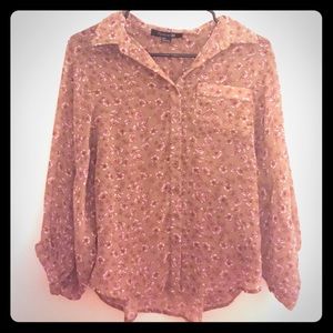 Floral Button Up