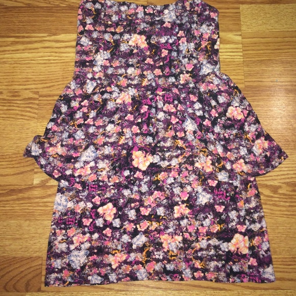 Cute Floral Peplum Dress
