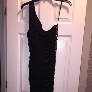 Off-the-shoulder LBD- LITTLE BLACK DRESS