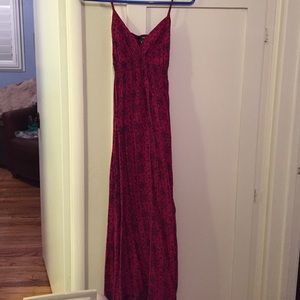 Fushia maxi dress