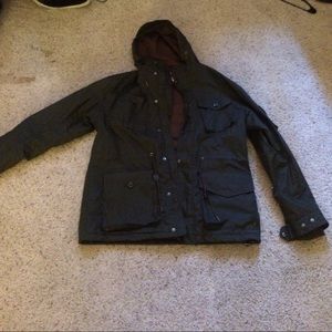 Mens army green h&m winter Jacket XL