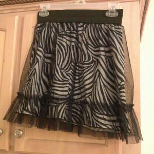 Girls Zebra skirt by I.N Girl